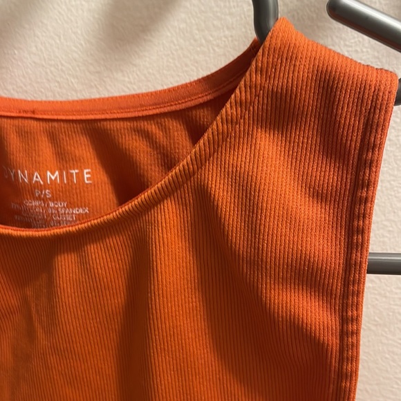 Orange bodysuit (very soft) - Picture 2 of 2